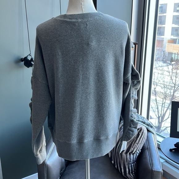 New Madewell Ruffle Sweatshirt Size Small - Picture 9 of 11